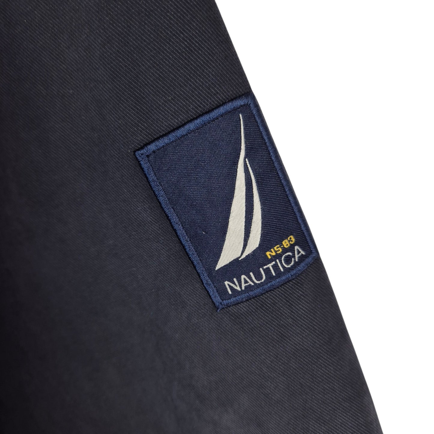 Nautica Dark Blue Fleece Insulated Heavy Jacket Size M