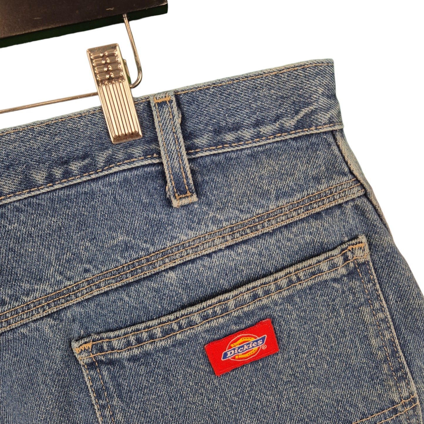 Dickies Blue Carpenter Denim Shorts W40
