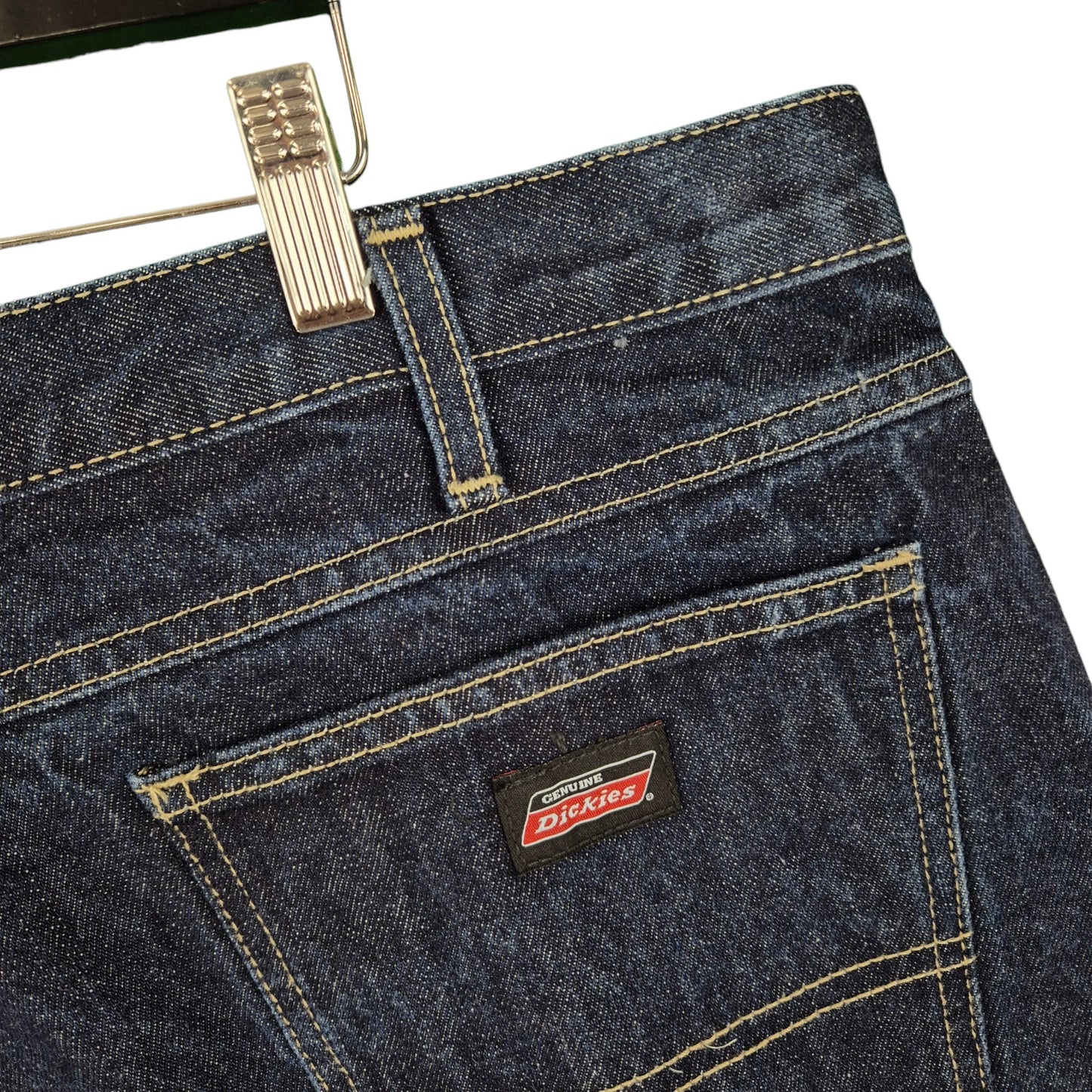 Dickies Dark Blue Denim Shorts W40