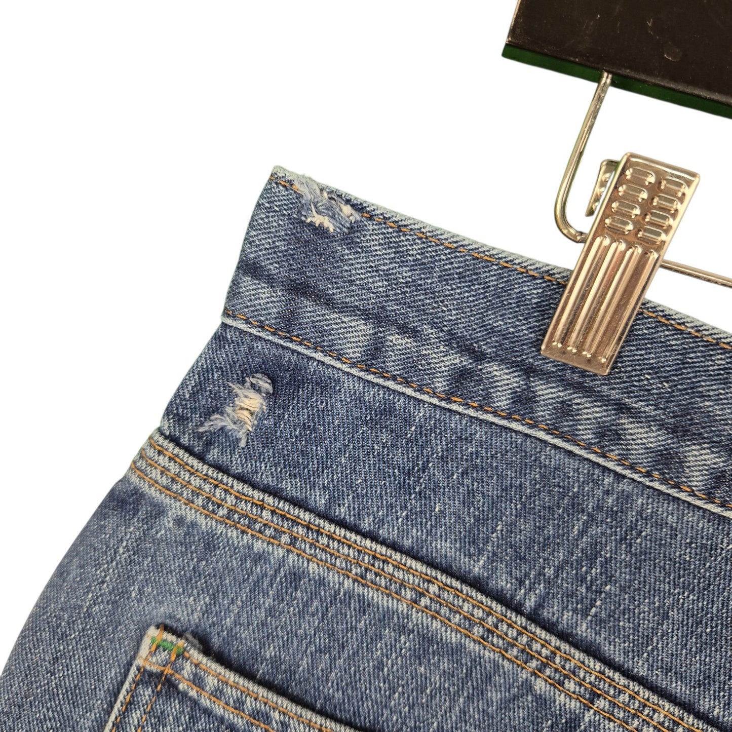 Vintage Tommy Hilfiger 90's Blue Carpenter Denim Shorts W34