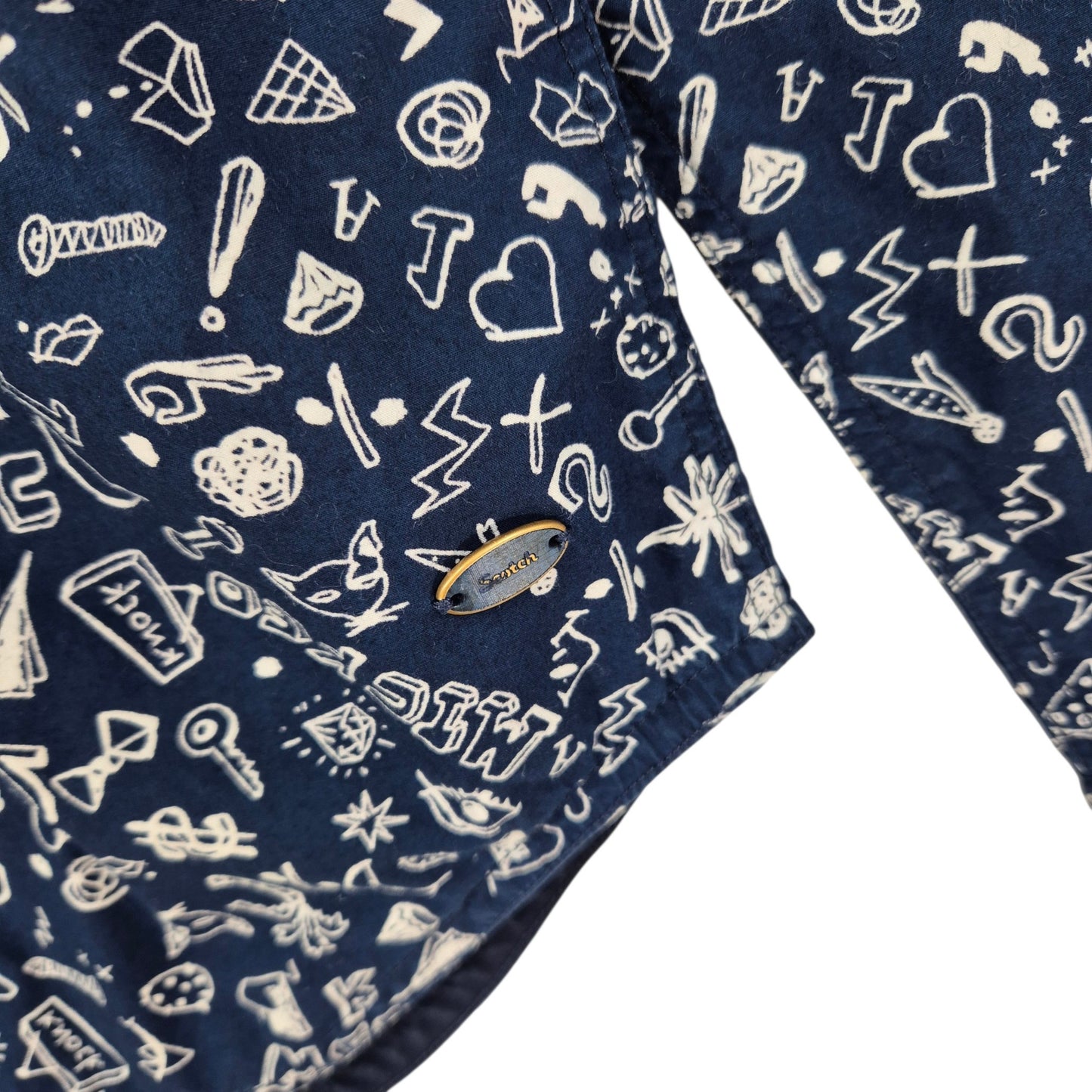 Scotch & Soda Dark Blue Dress Shirt Size M