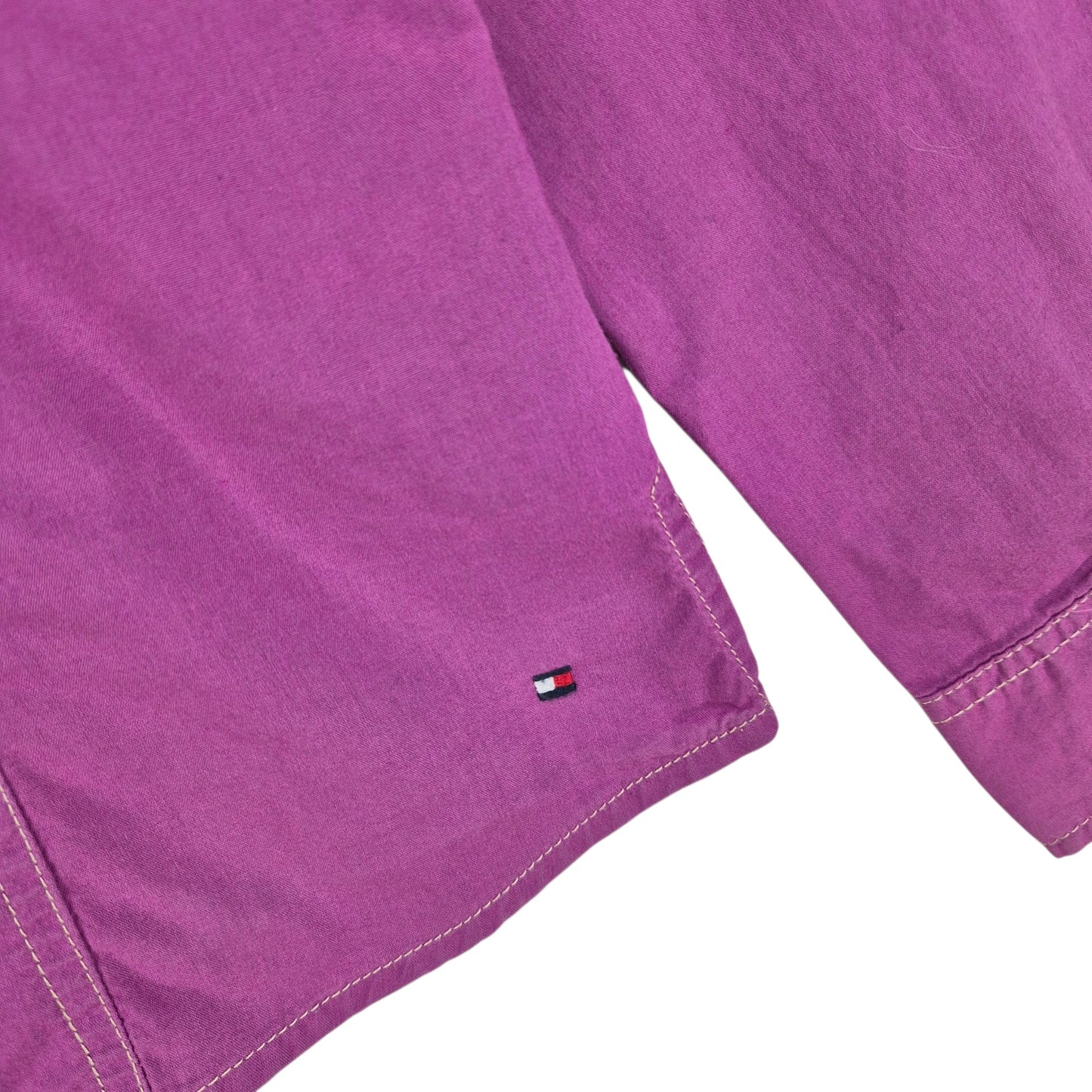 Tommy Hilfiger Womens Purple Long Sleeve Button Shirt Size L