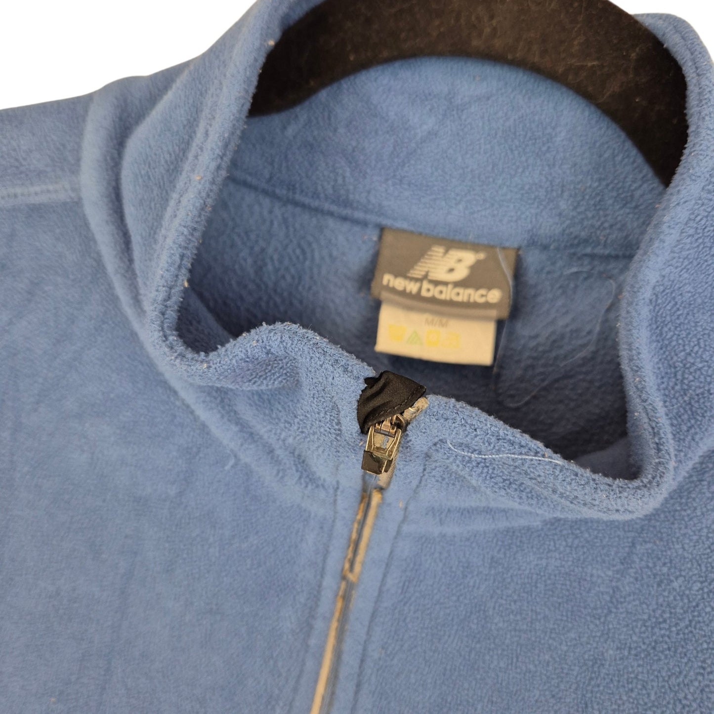 New Balance Blue Quarter Zip Fleece Jumper Size M