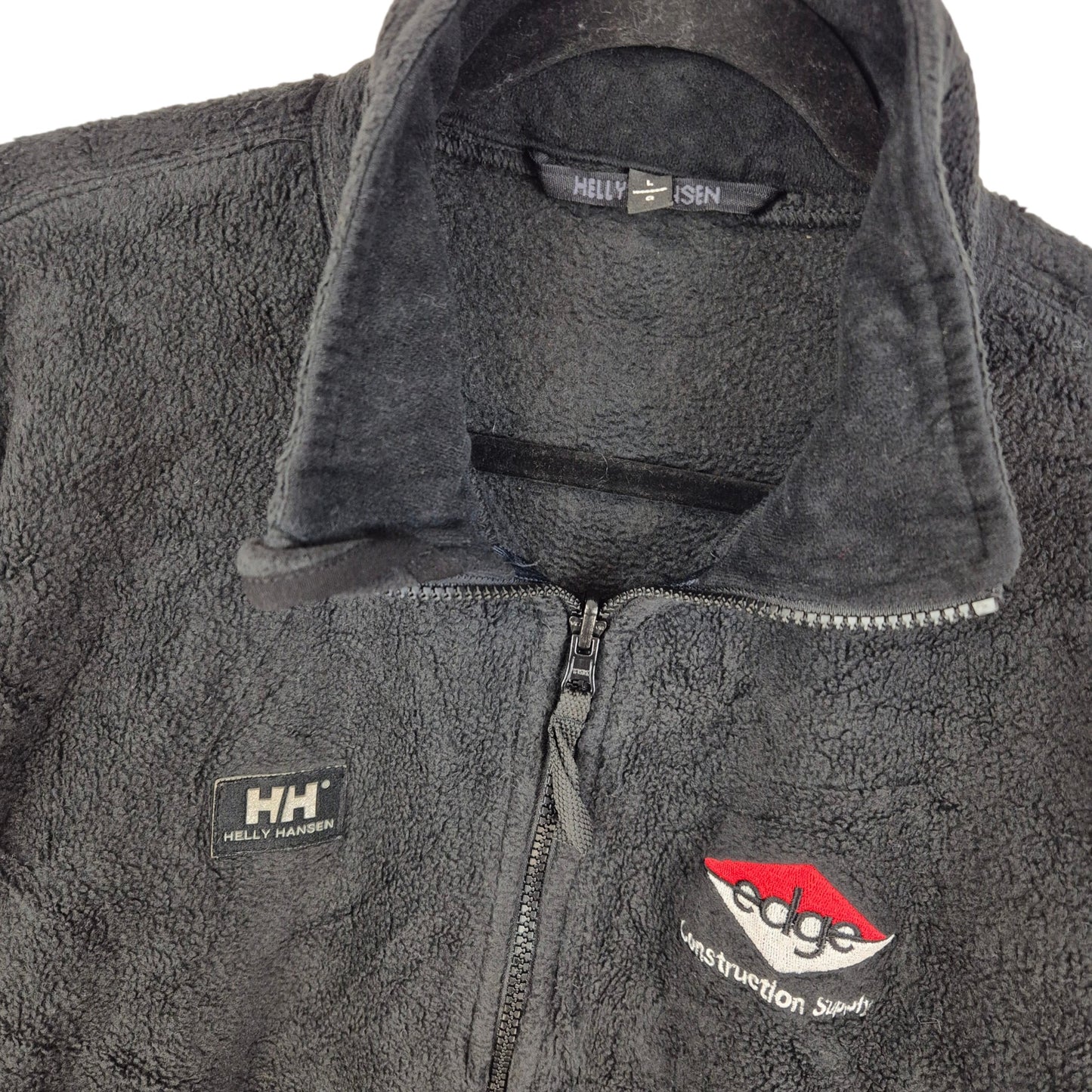 Helly Hansen Workwear Black Fleece Zip Jumper Size L
