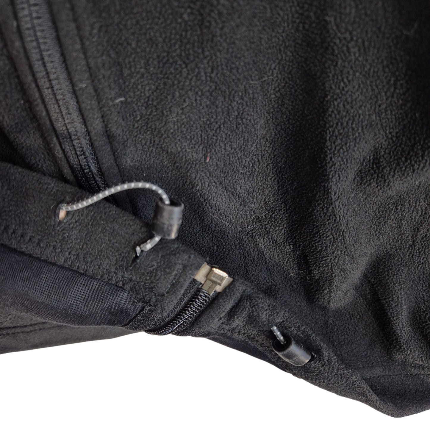 Columbia Black Hooded Fleece Zip Jumper Size M