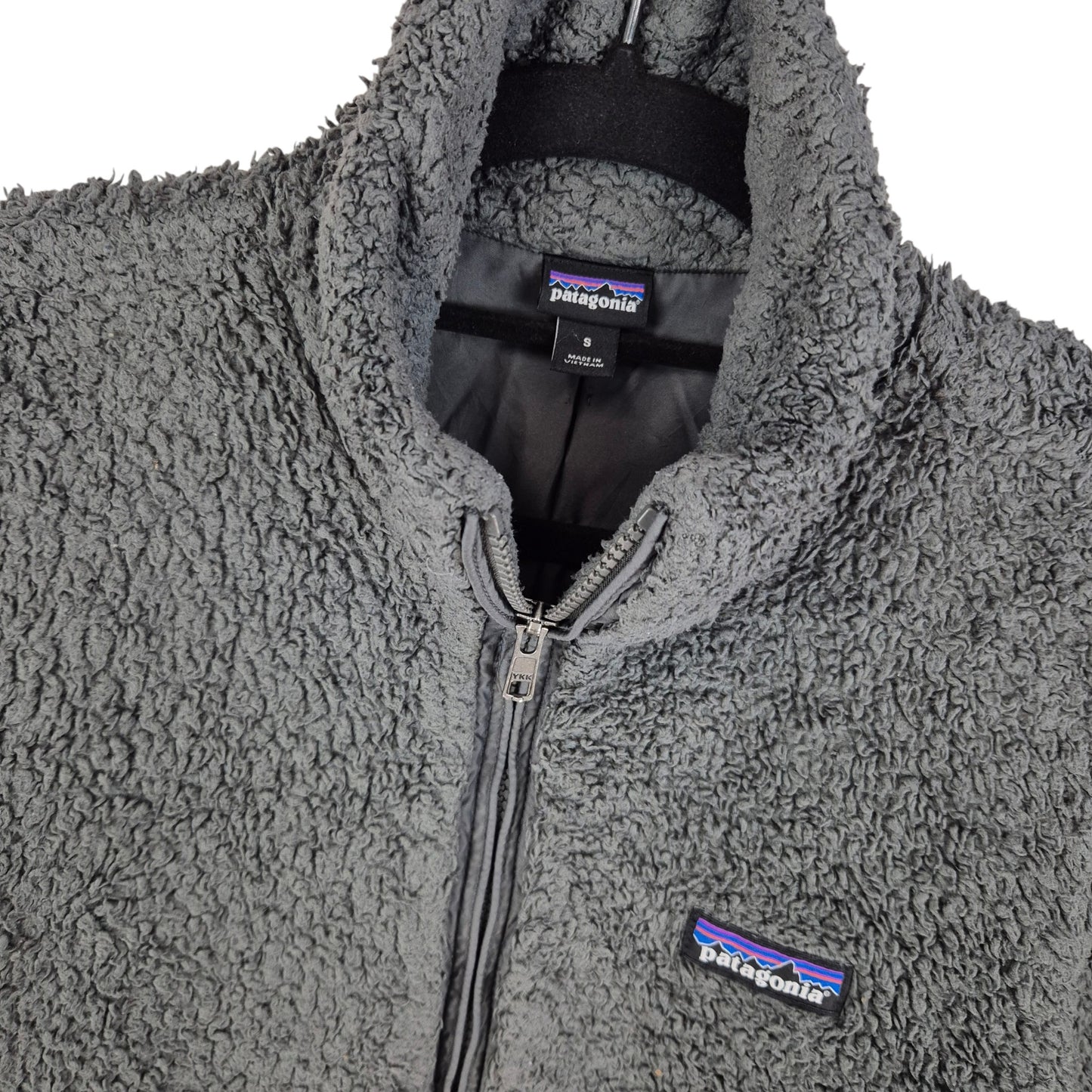 Patagonia Womens Grey Fleece Zip Jumper Size S