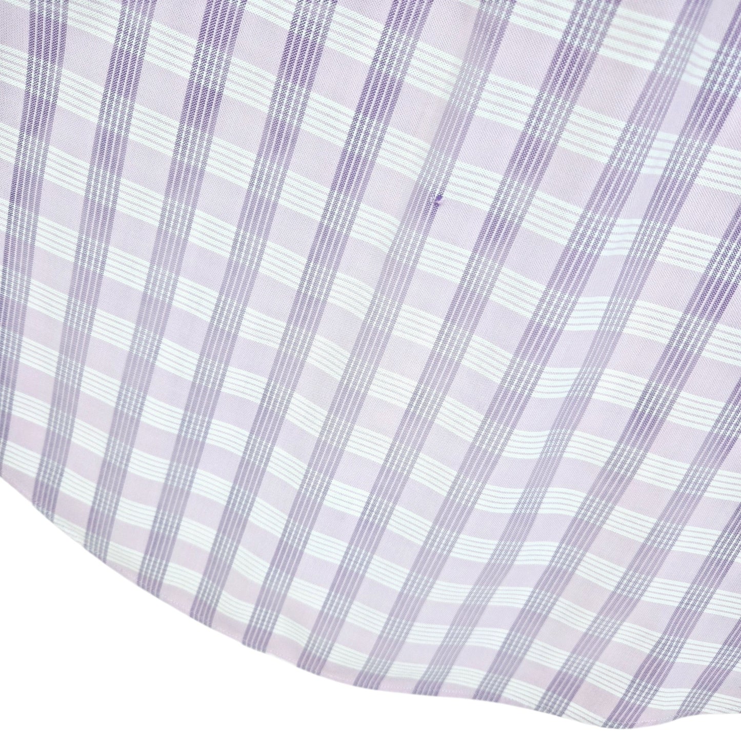 Brooks Brothers Purple & White Regent Checkered Dress Shirt Size XL