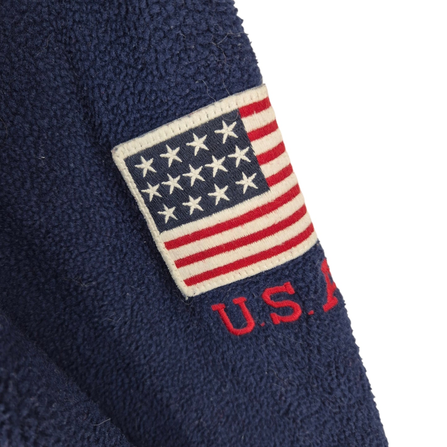 Polo Ralph Lauren Dark Blue Embroidered Fleece Hoodie Size L