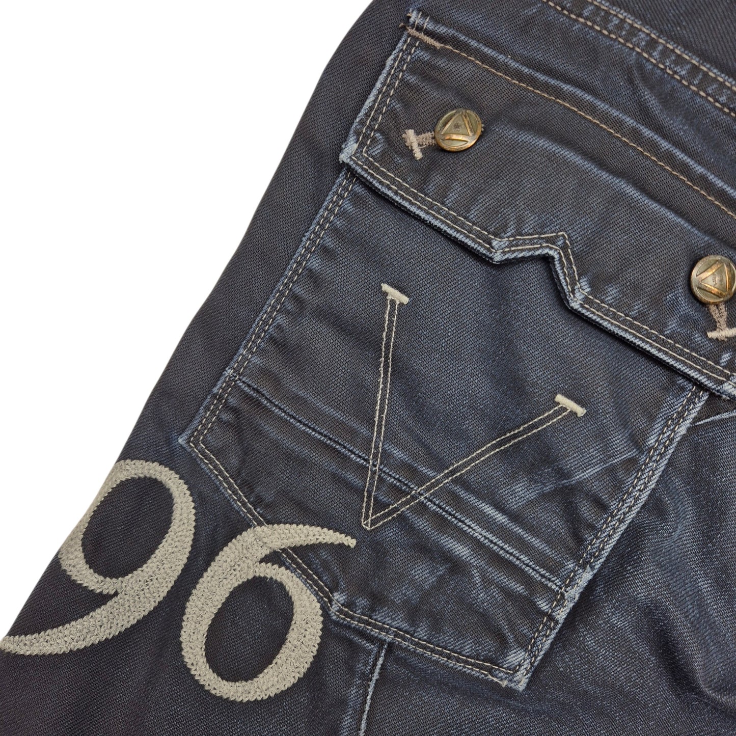 Vintage G Star Raw Jeans Dark Blue Heavy Cargo Denim W32