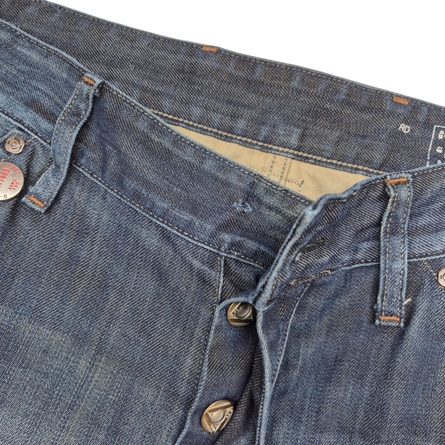 G Star Raw Jeans Dark Blue Extra Heavy Cargo Denim W