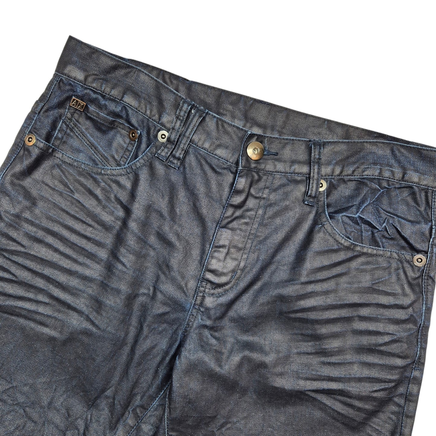 Armani Exchange Jeans Dark Blue Lacquered Denim W34