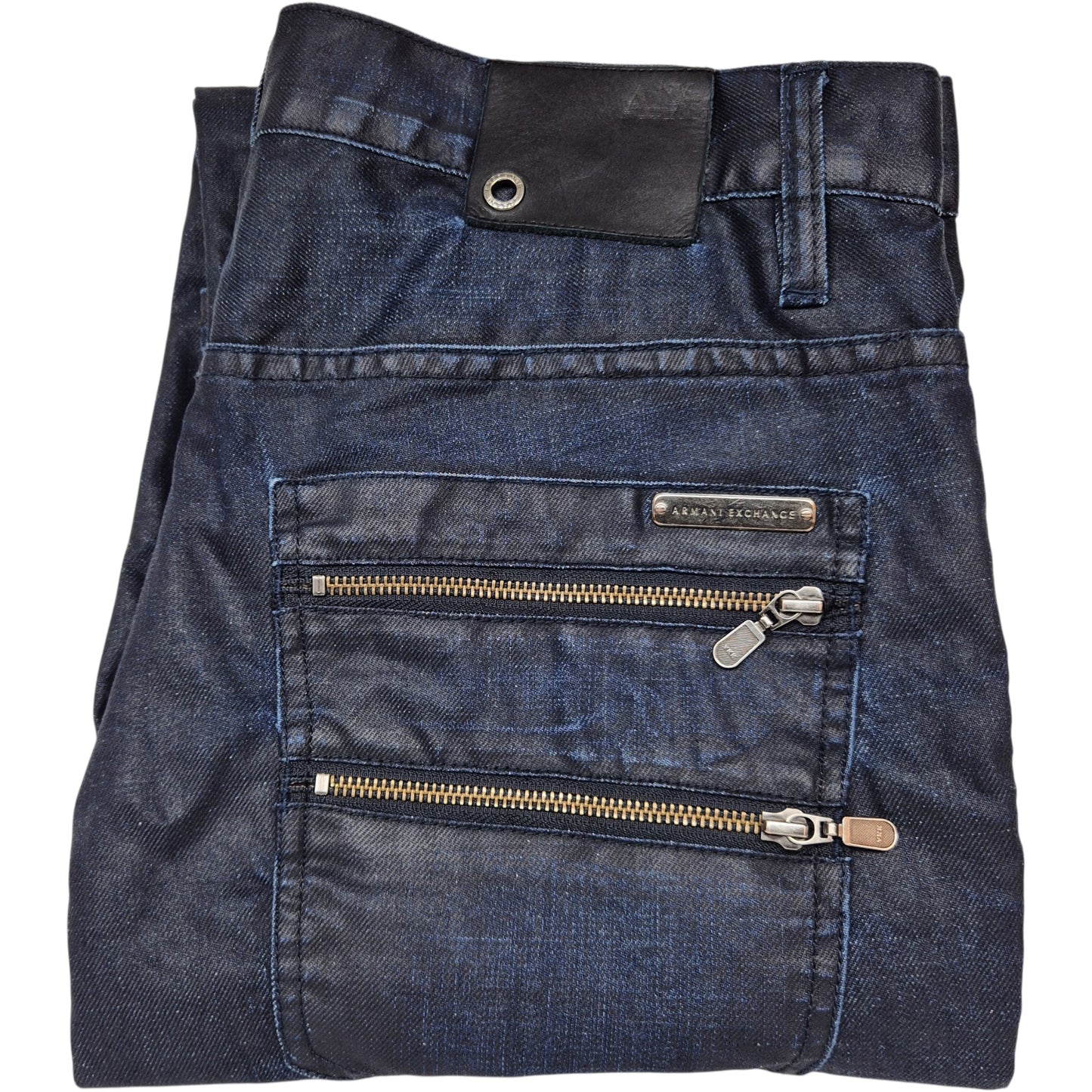 Armani Exchange Jeans Dark Blue Lacquered Denim W34