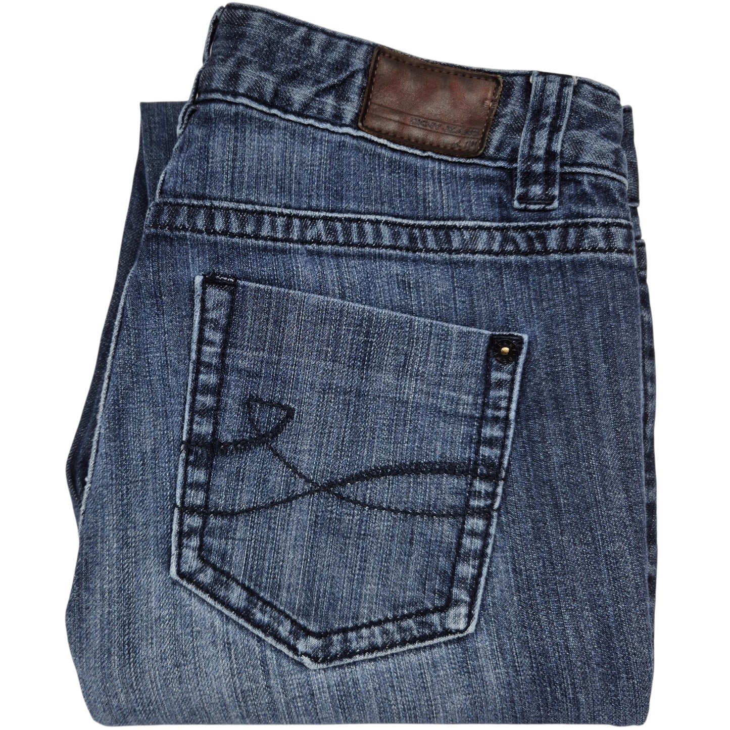 DKNY Jeans Womens Dark Blue Slight Bootcut Denim W29