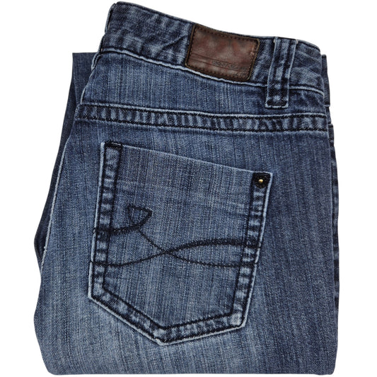 DKNY Jeans Womens Dark Blue Slight Bootcut Denim W29