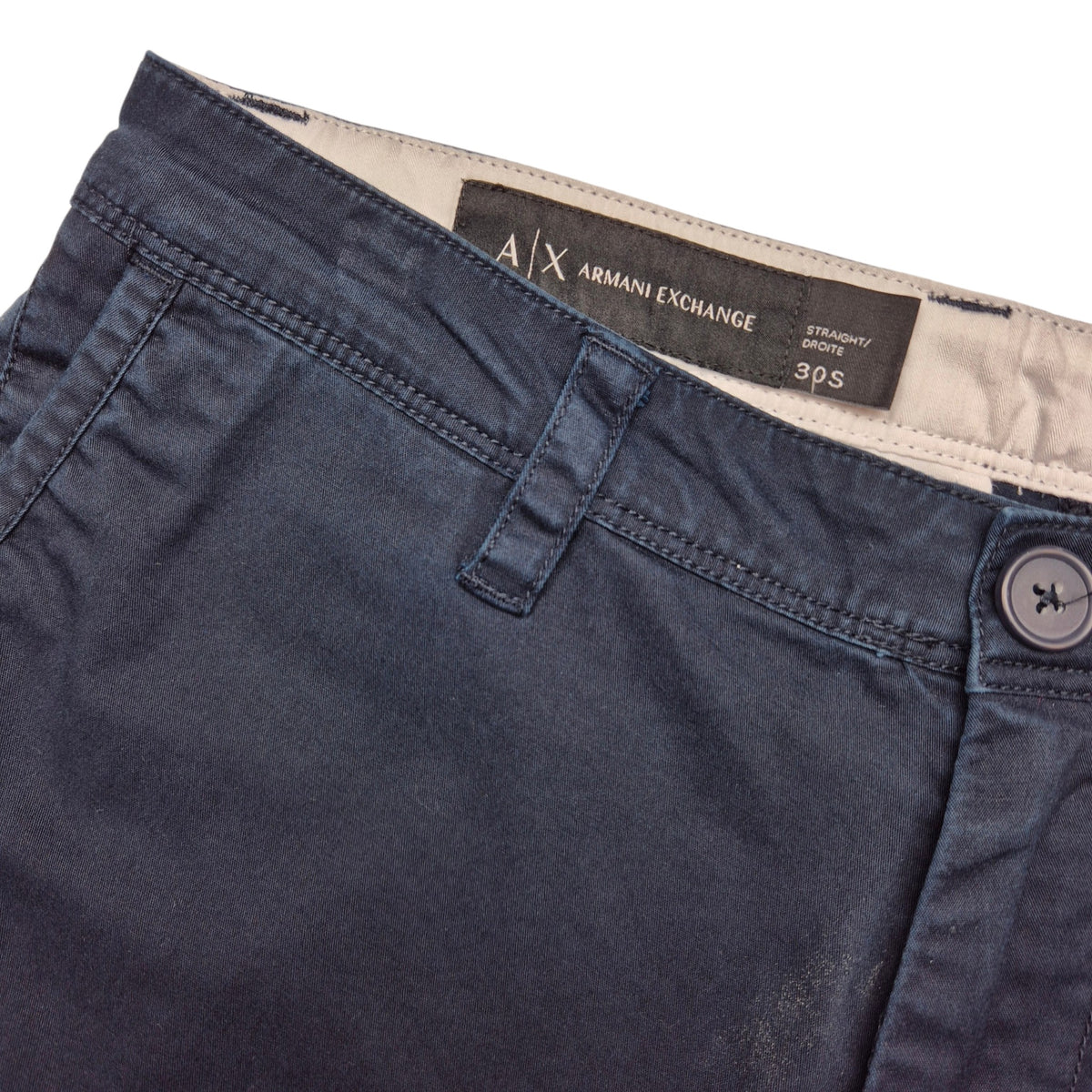 Armani Exchange Dark Blue Chino Pants W30