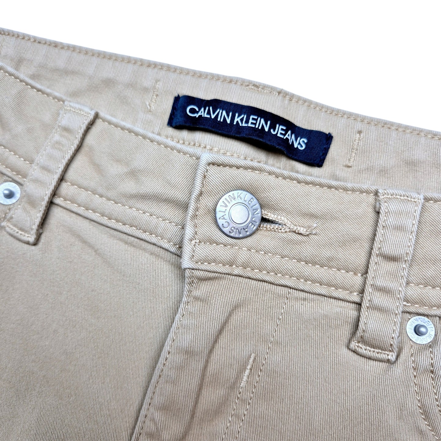 Calvin Klein Jeans Womens Light Brown Pants W29