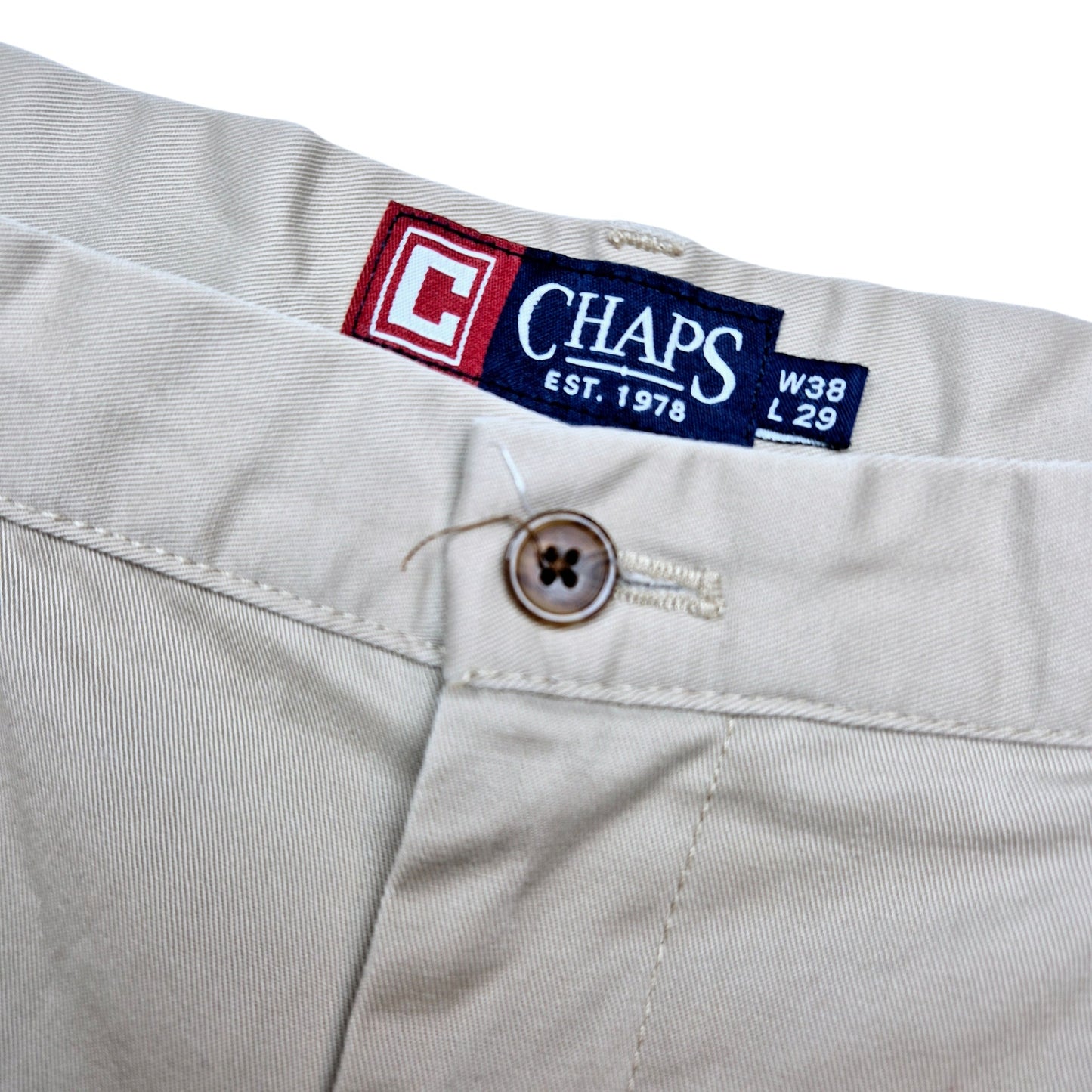 Vintage Ralph Lauren Chaps Light Brown Chino Pants W37