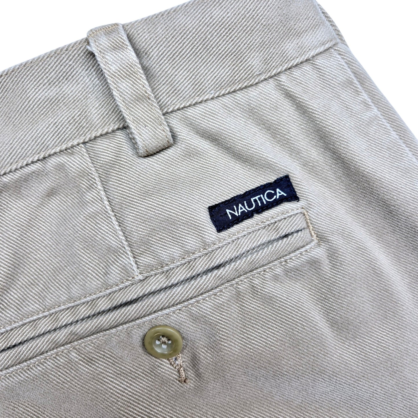 Nautica Rigger Light Brown Classic Fit Heavy Chino Pants W37