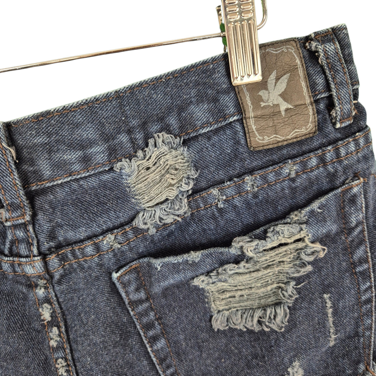 One Teaspoon Womens Dark Blue Denim Shorts W31