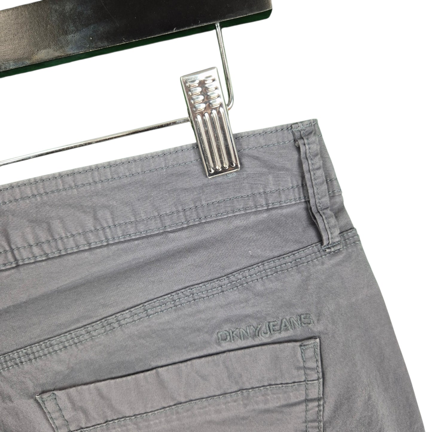 DKNY Womens Grey Chino Shorts W30