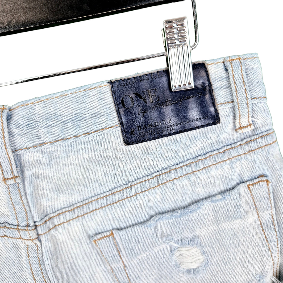 One Teaspoon Womens Light Blue Denim Shorts W29