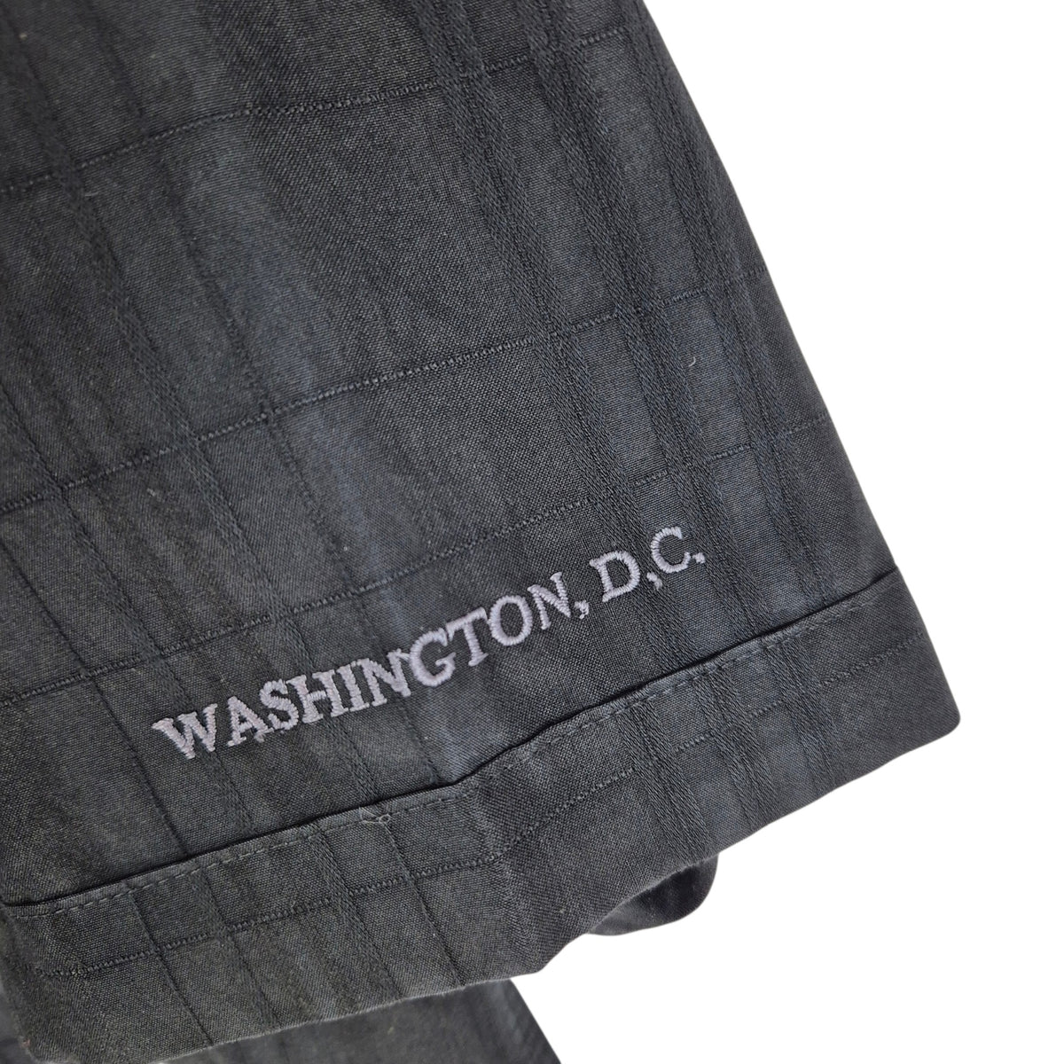 Hard Rock Cafe Washington DC Black Short Sleeve Button Shirt Size M