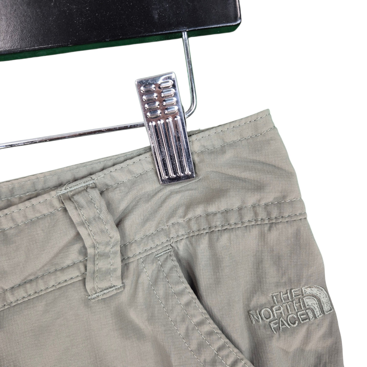 The North Face Womens Khaki Green Shorts Size S