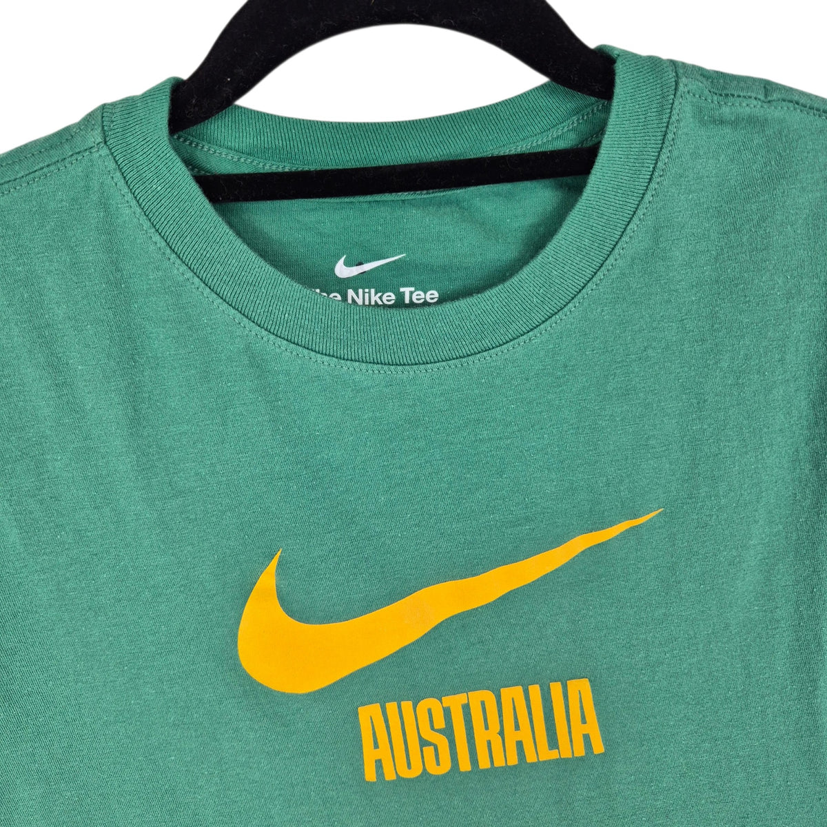 Nike Australia Soccer Womens Green Tee Shirt Size XL
