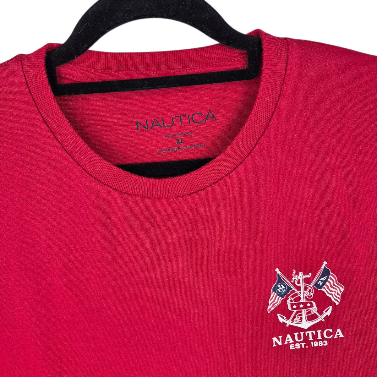 Nautica Red Tee Shirt Size XL