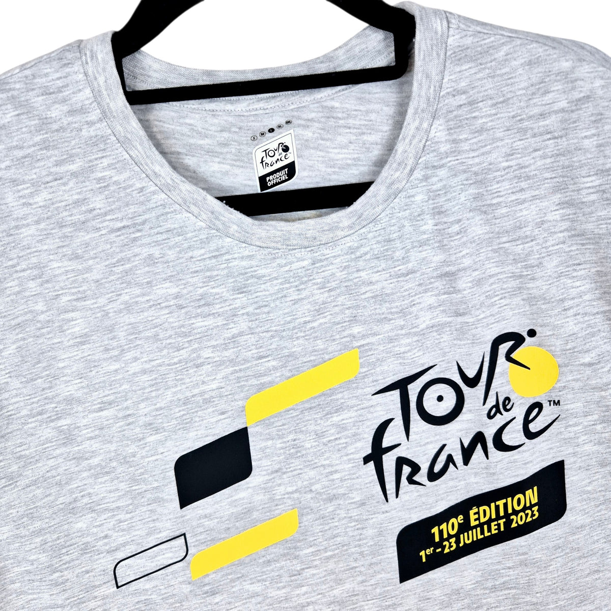 Tour De France Official 2023 Light Grey Tee Shirt Size L