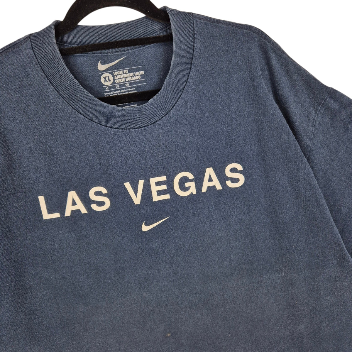 Nike Las Vegas Dark Blue Loose Fit Tee Shirt Size XL