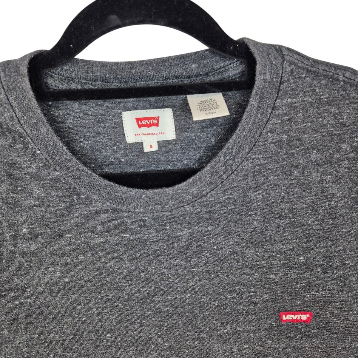 Levis Dark Grey Tee Shirt Size S