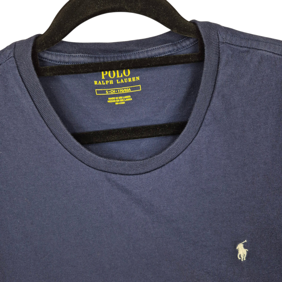 Polo Ralph Lauren Dark Blue Basic Crewneck Tee Shirt Size S