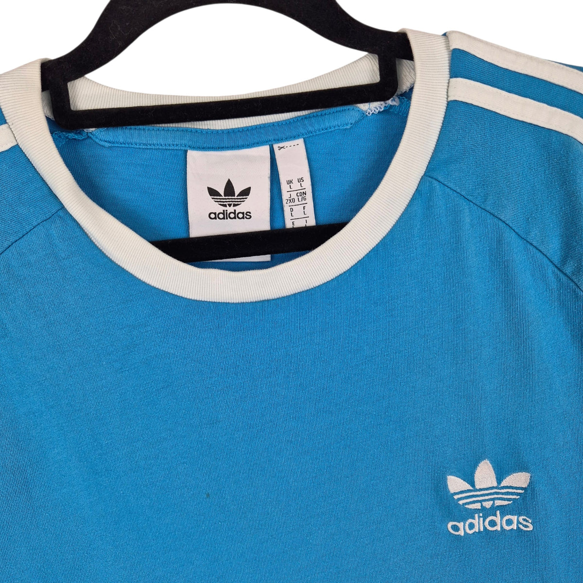 Adidas Blue Tee Shirt Size L
