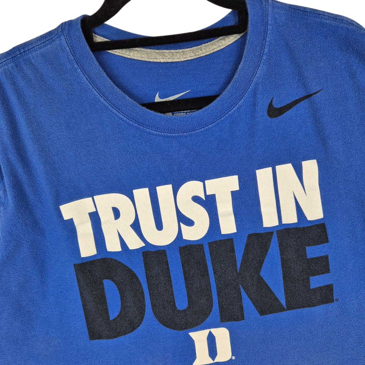 Nike Duke University Blue Tee Shirt Size L