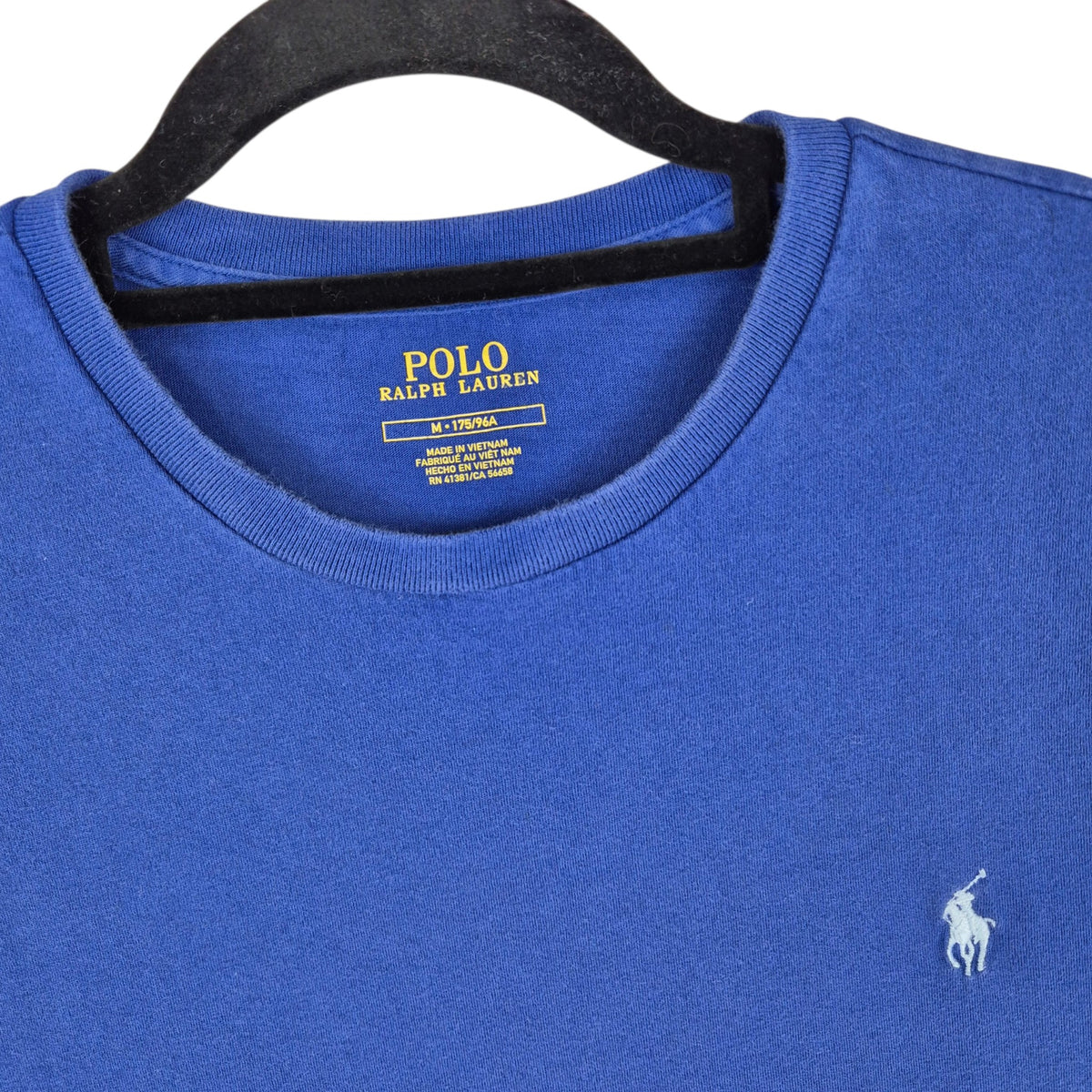 Polo Ralph Lauren Blue Basic Crewneck Tee Shirt Size M