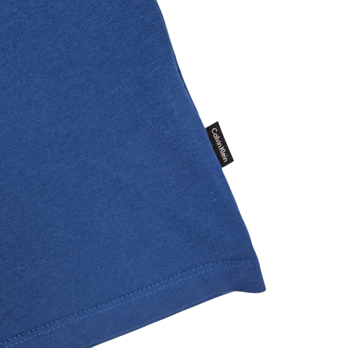Calvin Klein Blue Basic V Neck Tee Shirt Size L