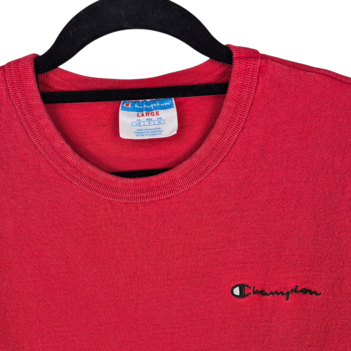 Vintage Champion Red Tee Shirt Size L