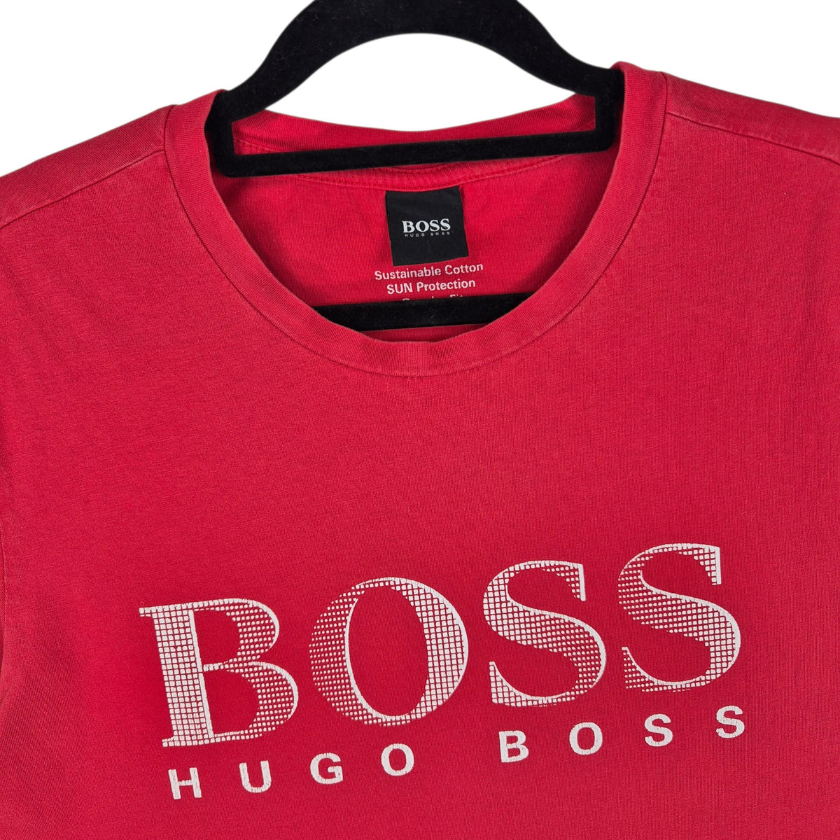 Hugo Boss Red Tee Shirt Size M