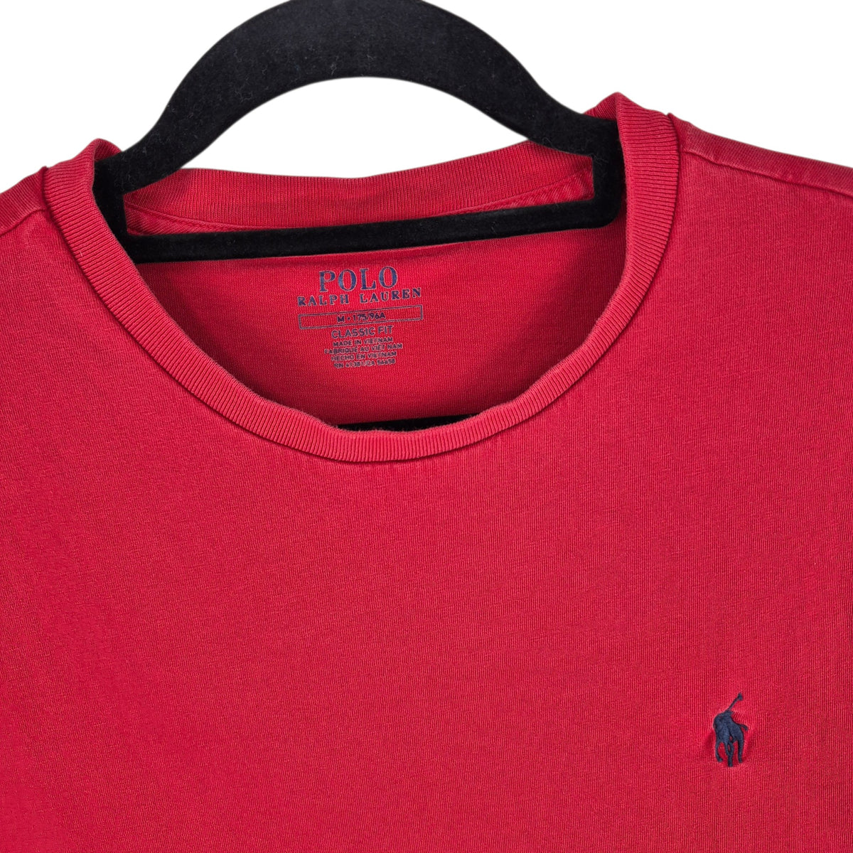 Polo Ralph Lauren Red Basic Crewneck Tee Shirt Size M