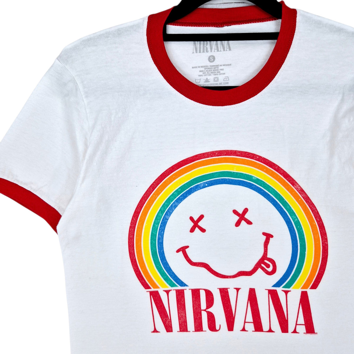 Nirvana White Tee Shirt Size S