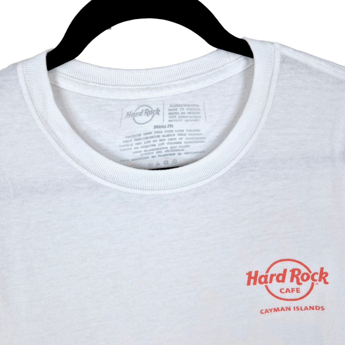 Hard Rock Cafe Cayman Islands White Tee Shirt Size XL