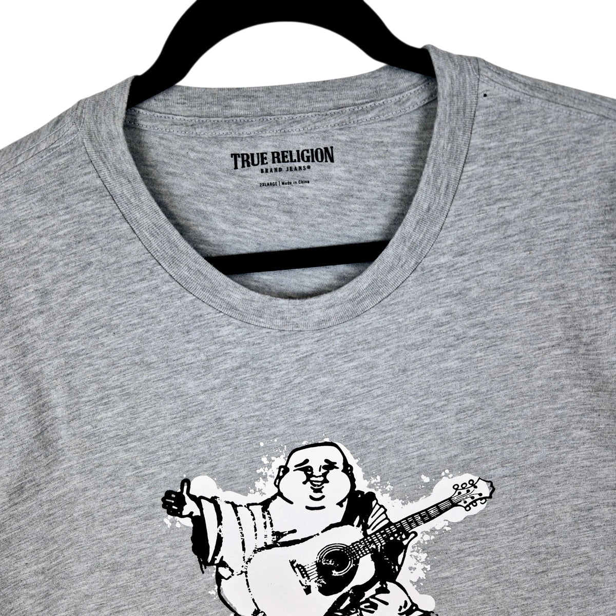 True Religion Grey Tee Shirt Size 2XL