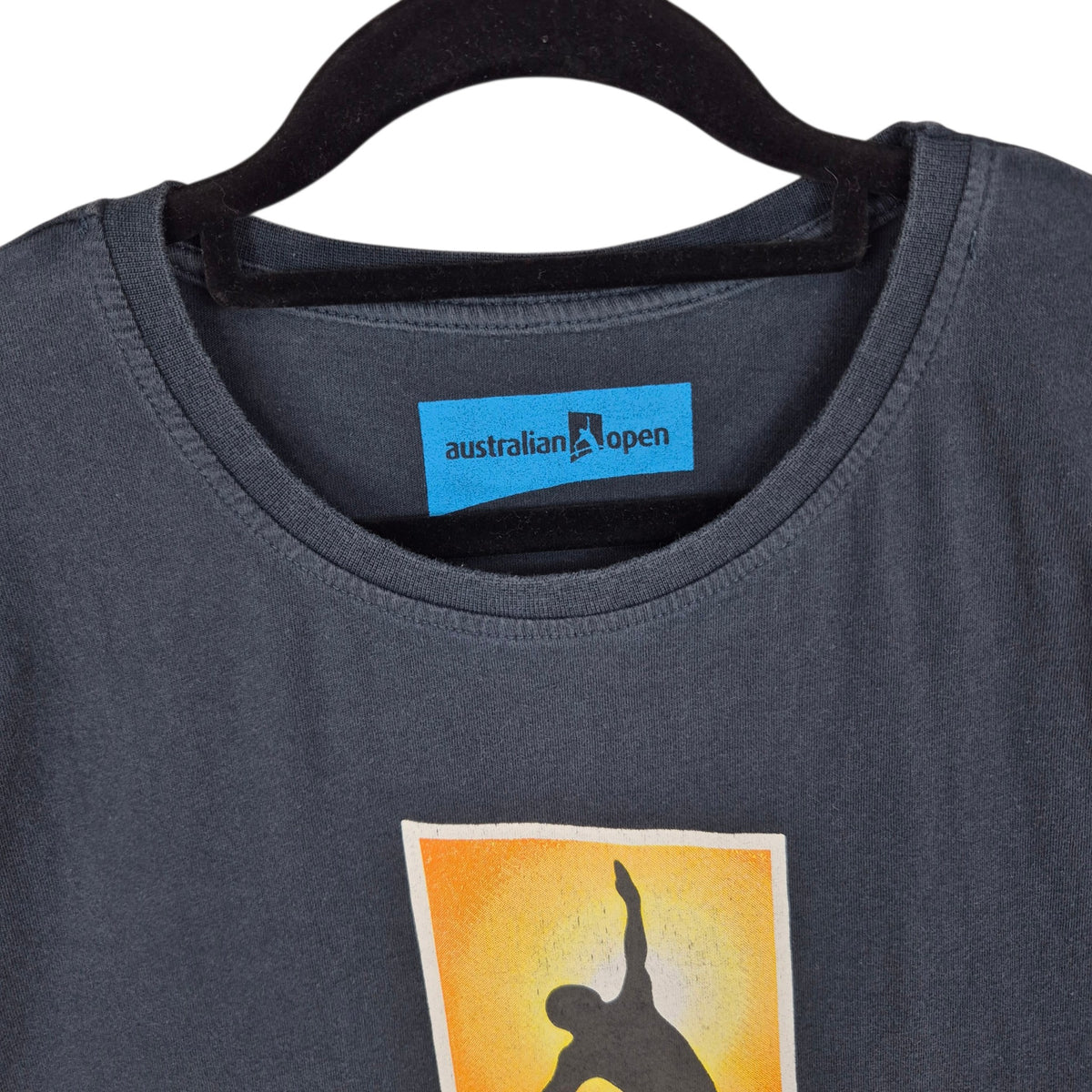 Australian Open Tennis 2016 Black Tee Shirt Size L