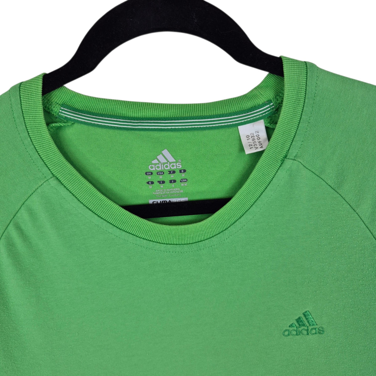 Vintage Adidas 2000's Green Tee Shirt Size M