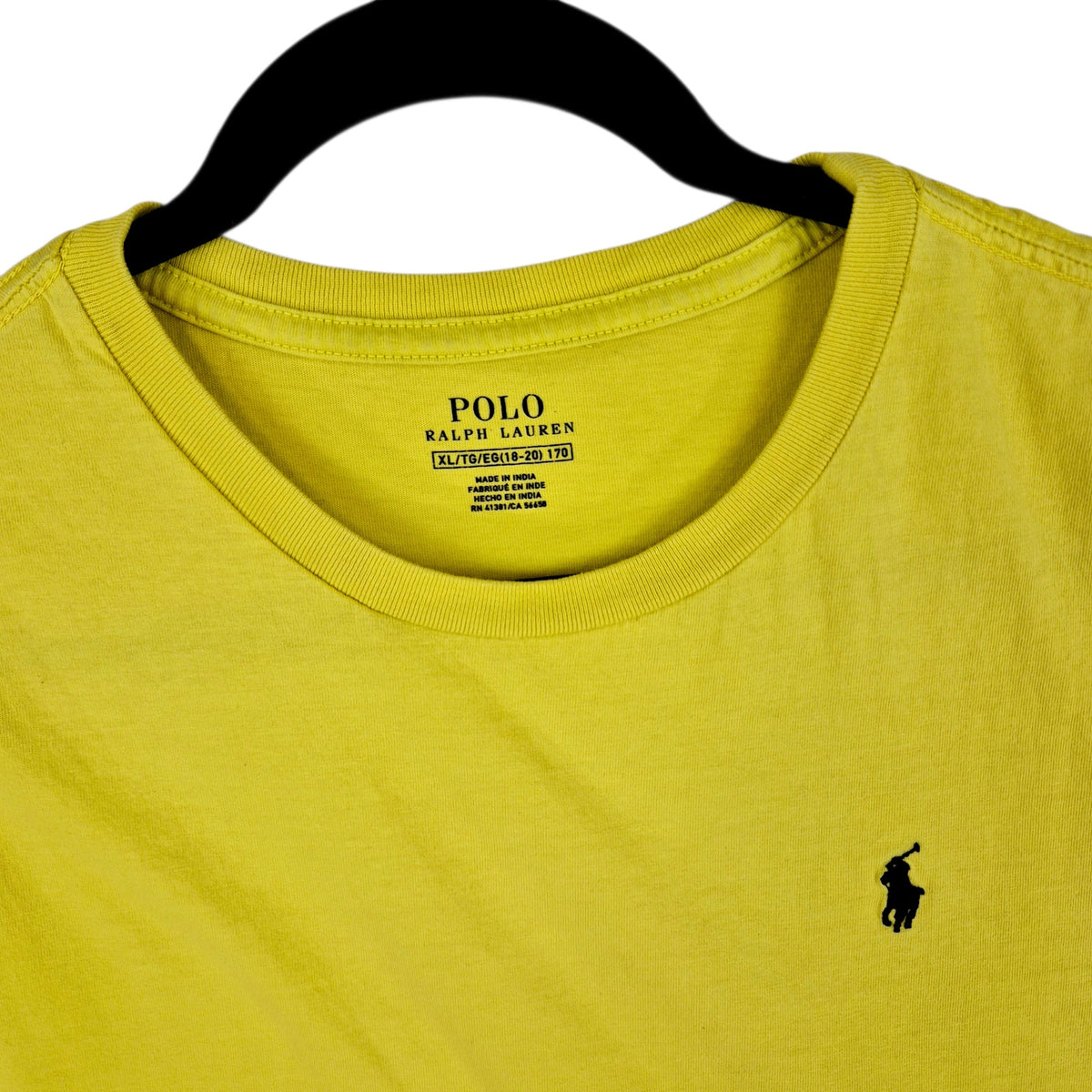 Polo Ralph Lauren Bright Yellow Tee Shirt Size M