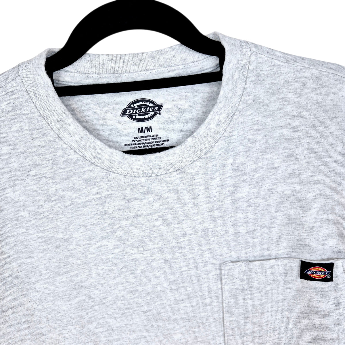 Dickies Light Grey Long Sleeve Tee Shirt Size M