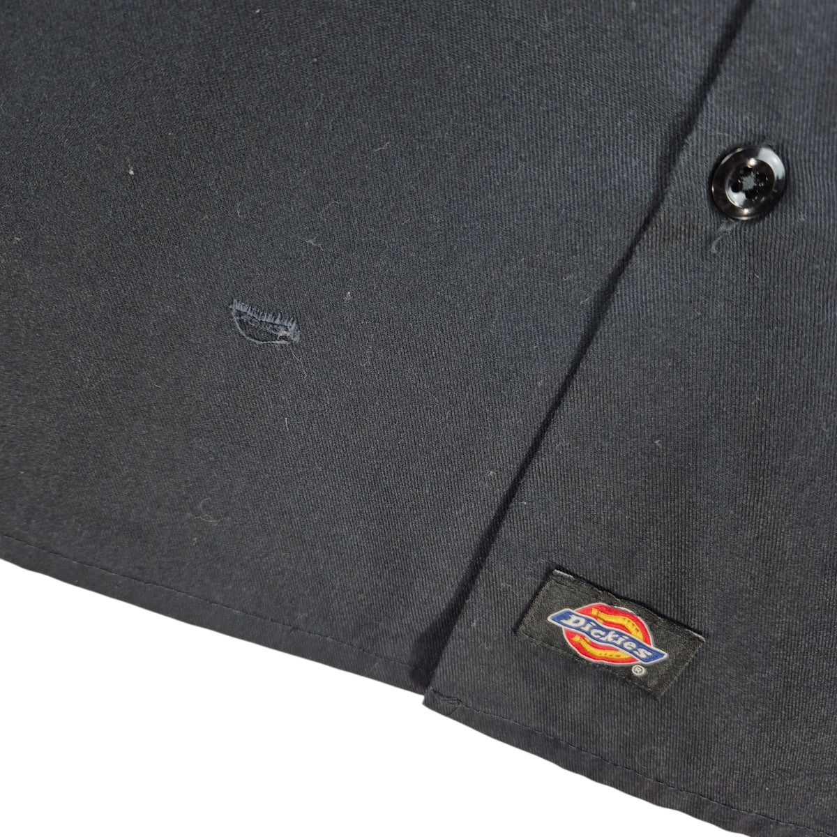 Dickies Black Short Sleeve Button Shirt Size 2XL