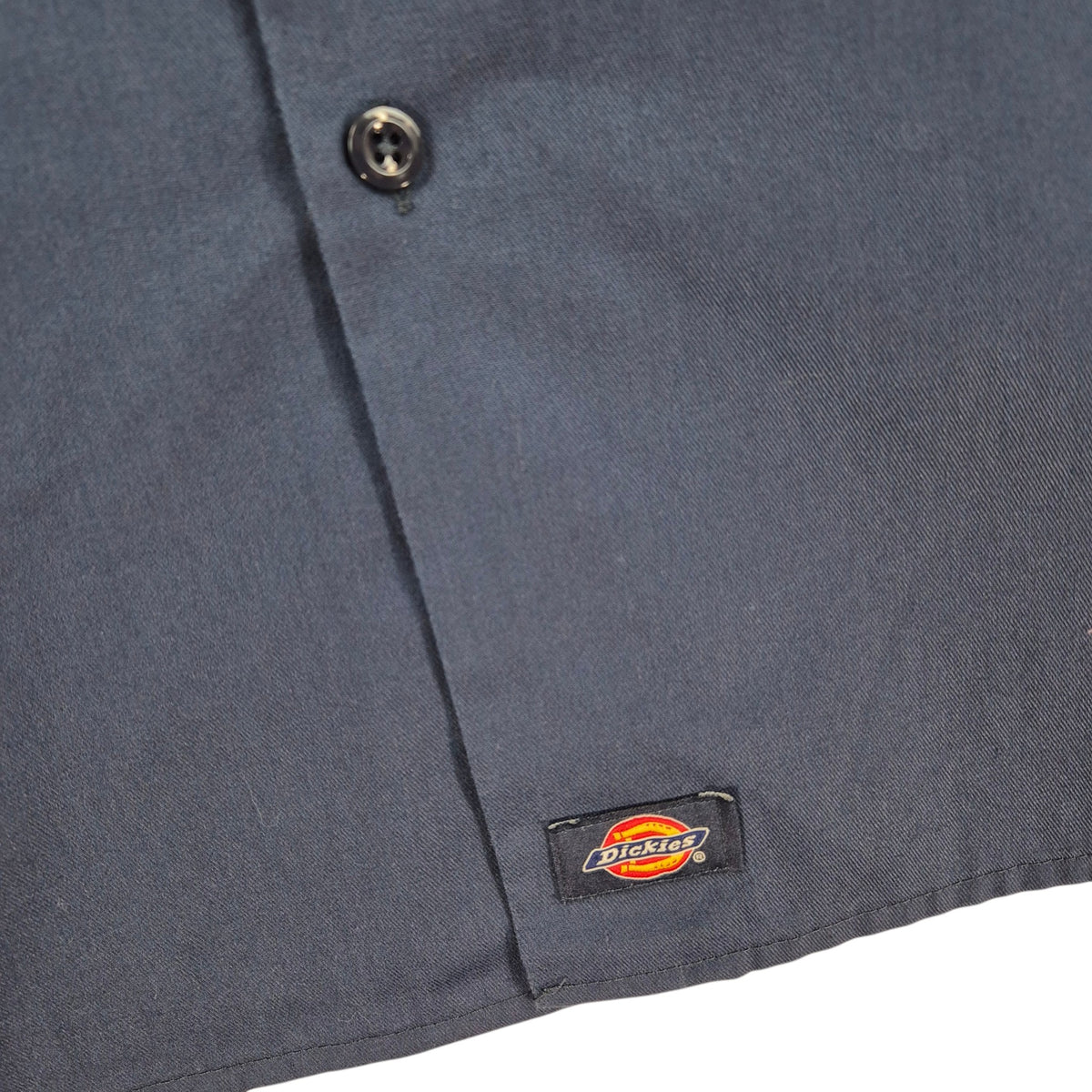 Dickies Dark Blue Short Sleeve Button Shirt Size 2XL