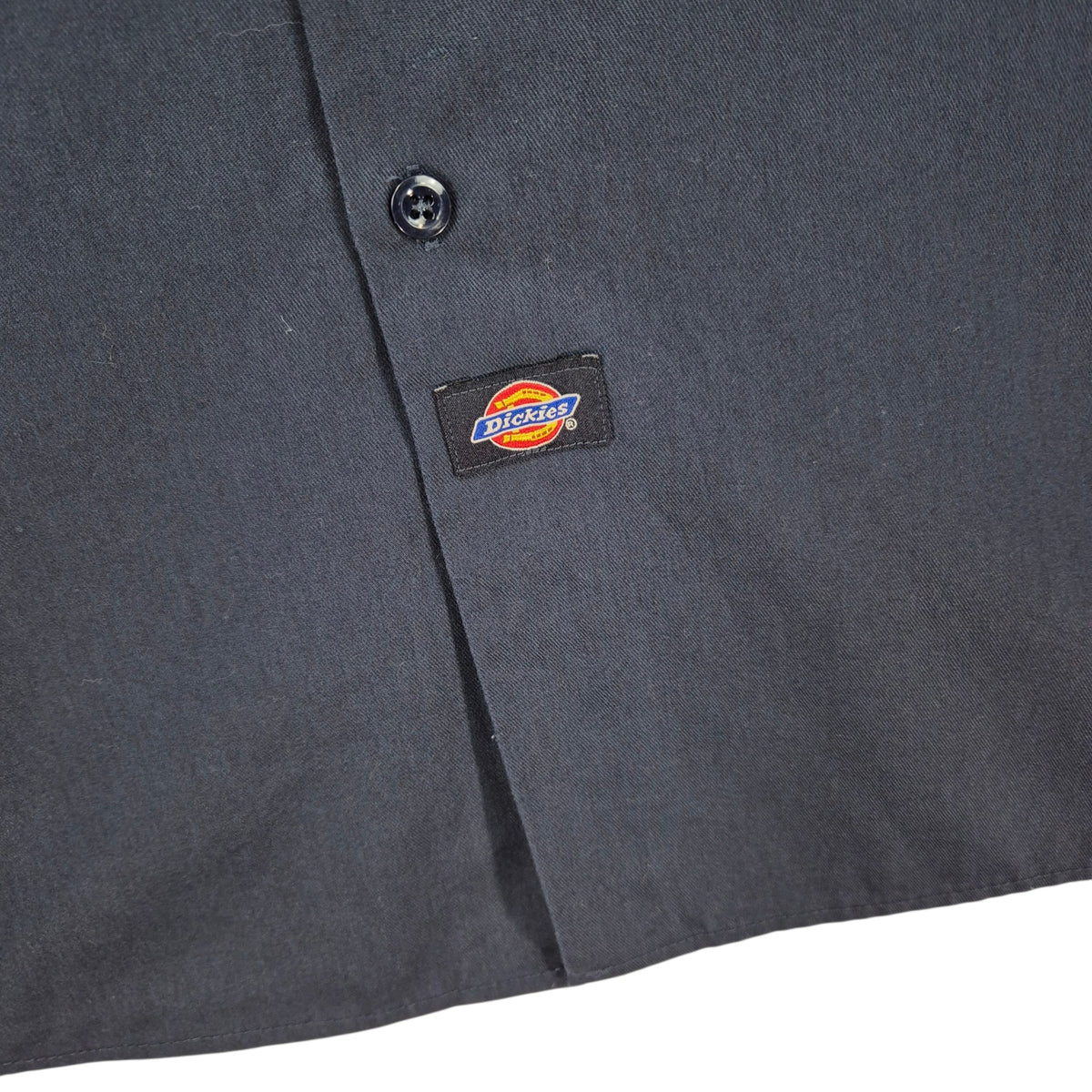 Dickies Dark Blue Short Sleeve Button Shirt Size 2XL
